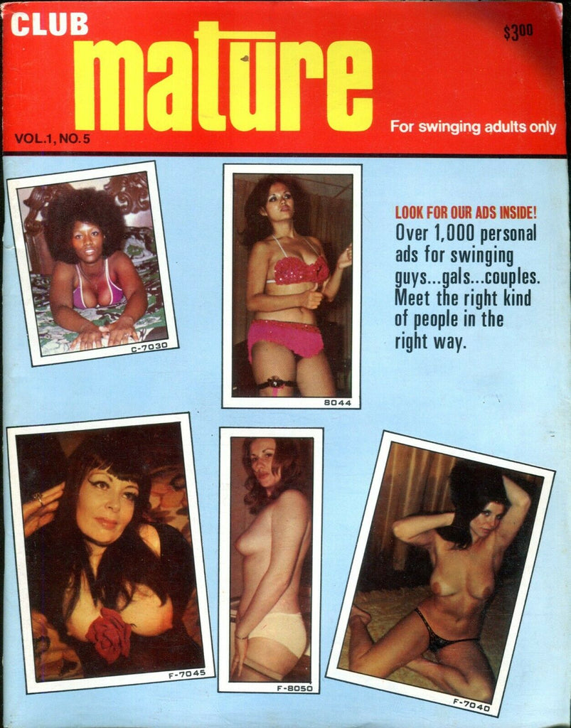 Club Mature Swingers Contact Magazine vol.1 #5 1970's 100819lm-ep