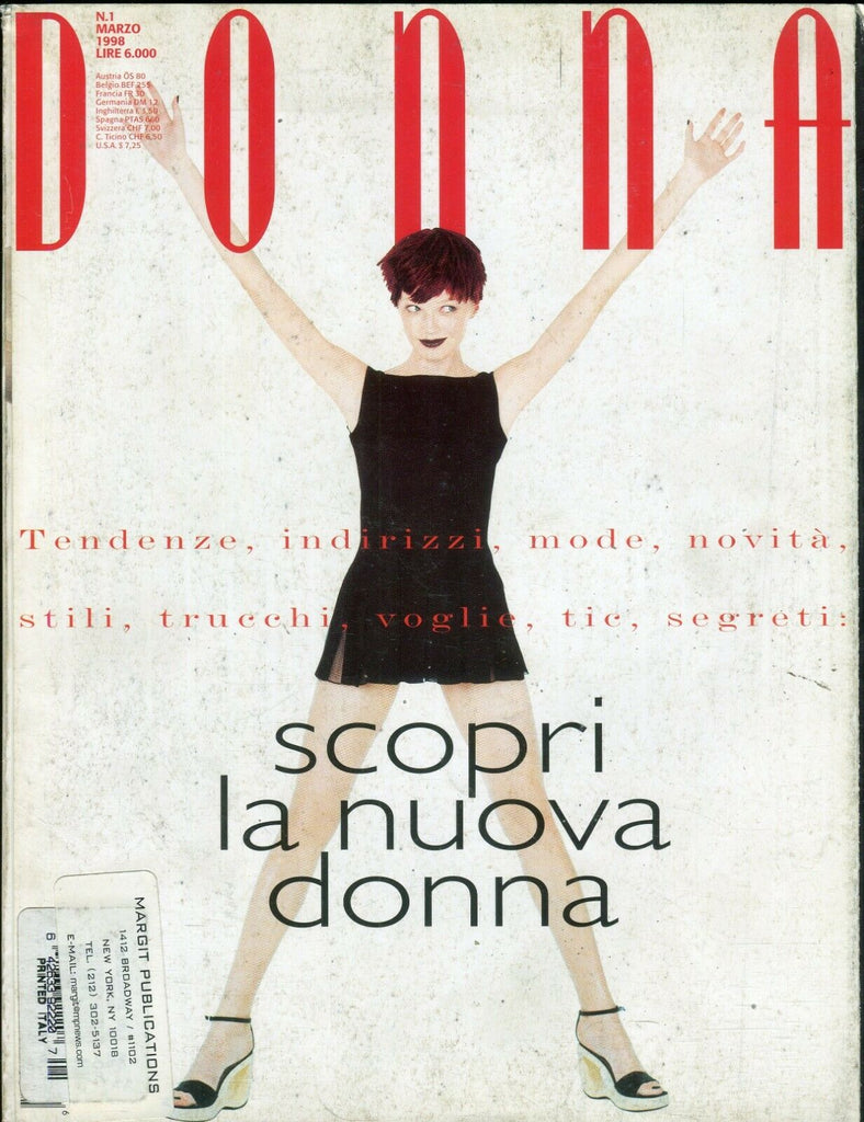 Donna Donna Italian International Scopri La Nuova March 1998 092419lm-ep - Used