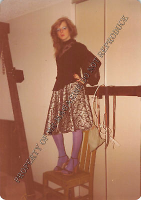 Adult 1970s Photo 3.5x5 Bondage Beautiful Dominatrix Posing Ready to Play 228HS