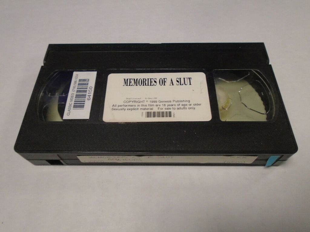 Memories of a Slut 1999 Genesis Publishing 60mins Adult VHS 031919AMP3