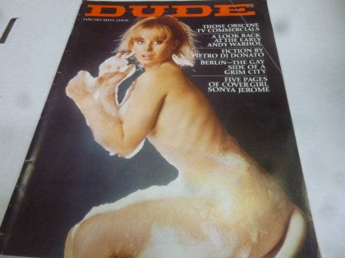 Dude Busty Adult Magazine "Sharon" "Maria Goretti" Vol 10 No 1 Janaury 1968