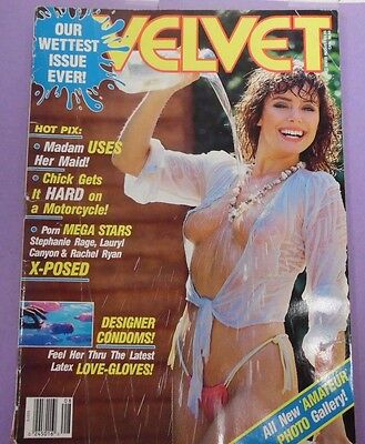 Velvet Magazine Stephanie Rage/Lauryl Canyon August1989 021817mag lm-ep