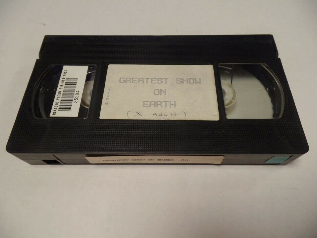 Greatest Show on Earth Vintage Adult VHS 051519AMP