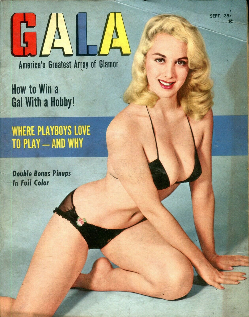 Gala Vintage Magazine Marilyn Dean September 1958 122319lm-ep