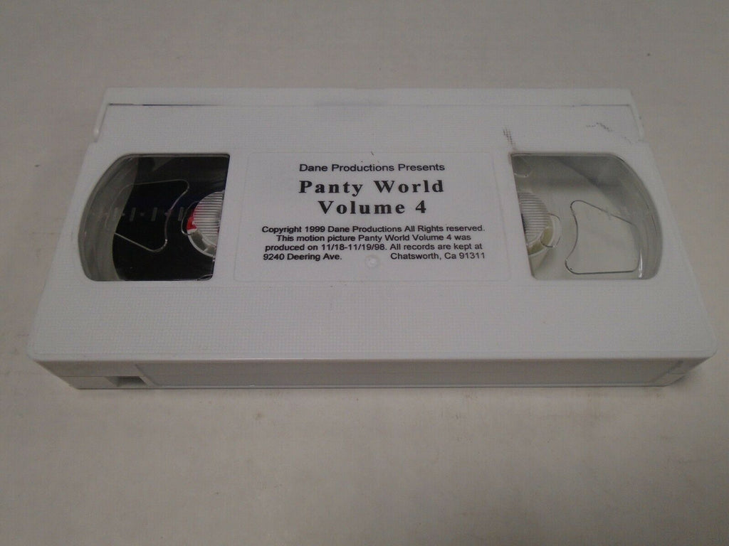 Panty World Vol 4 Dane Productions 1999 Adult VHS 042219AMP