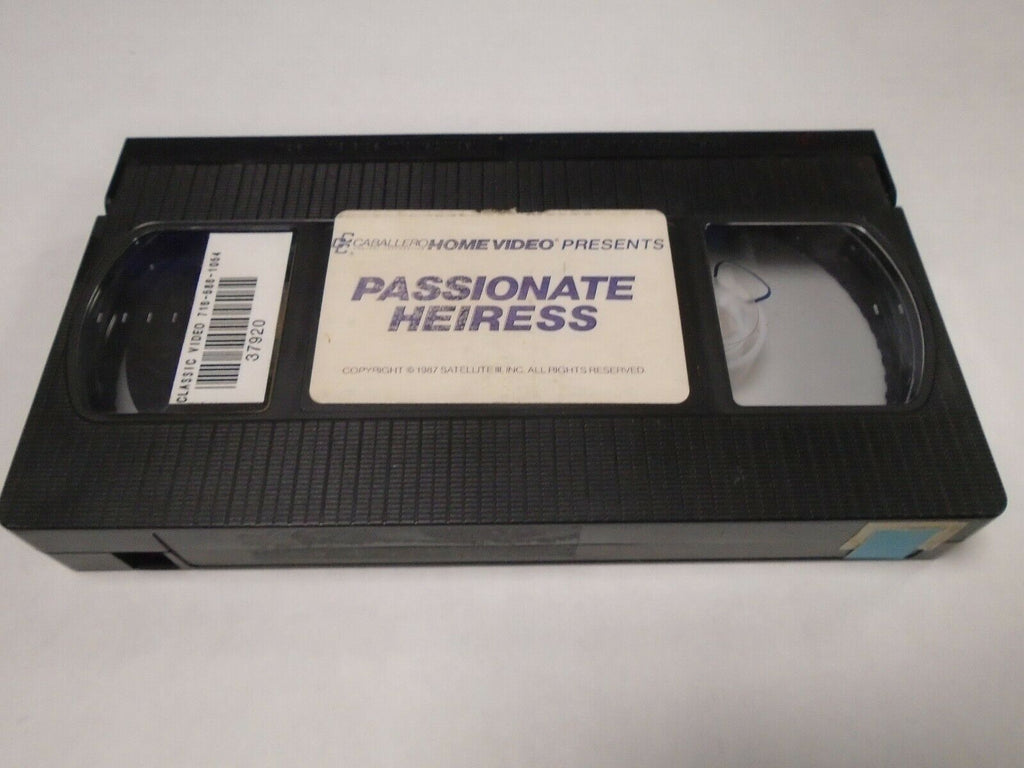 Passionate Heiress Jamie Summers Peter North 1987 Adult VHS 020819AMP2