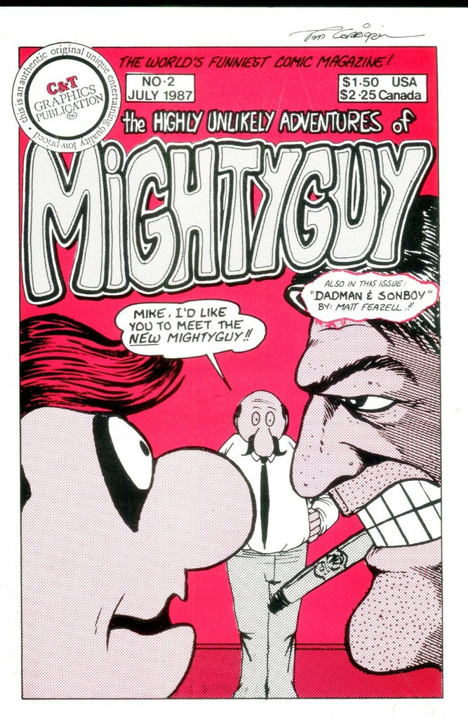 Mighty Guy Highly Unlikely Adventures Comic #2 1987 C & T Graphic 010719lm-ep