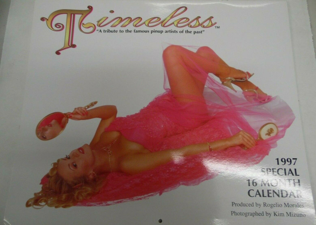 Timeless 1997 Calendar 13" x 11" Tribute To Pinup Artists 042419lm-ep2