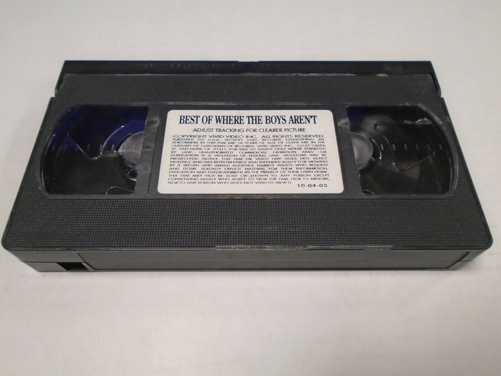 Best of Where the Boys Aren't 2003 Adult VHS 051419AMP2