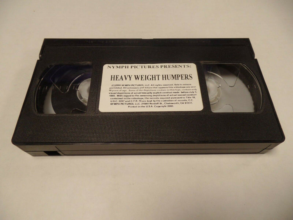 Heavy Weight Humpers Nymph Pictures 2000 Adult VHS 052119AMP2