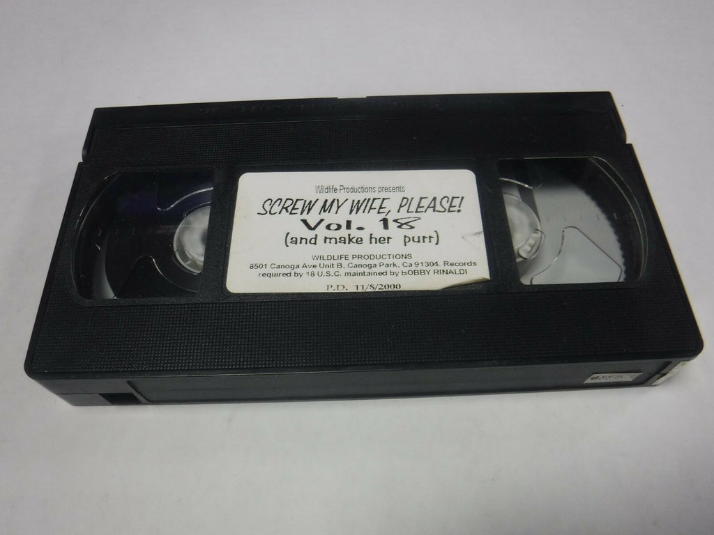 Screw My Wife, Please! Vol 18 Wildlife Productions Adult VHS 010219AMP2