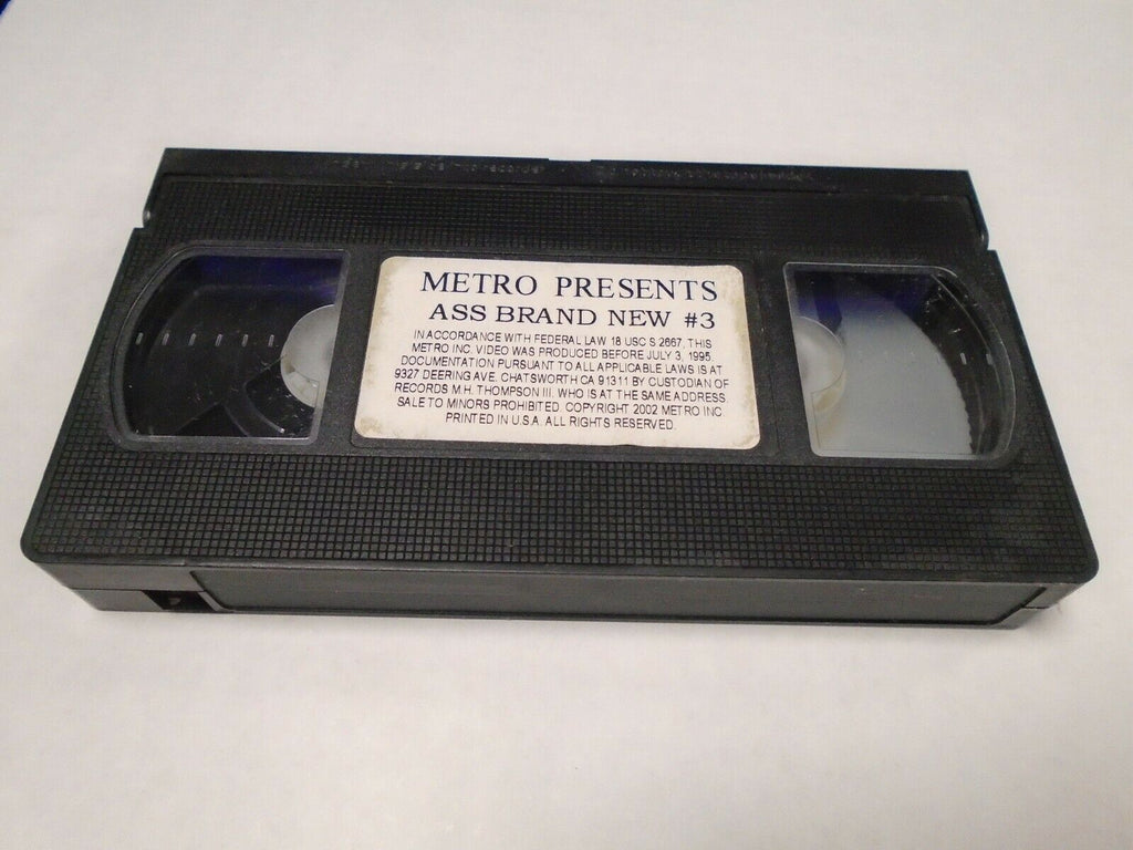 Ass Brand New #3 2002 Metro Adult VHS 041819AMP2