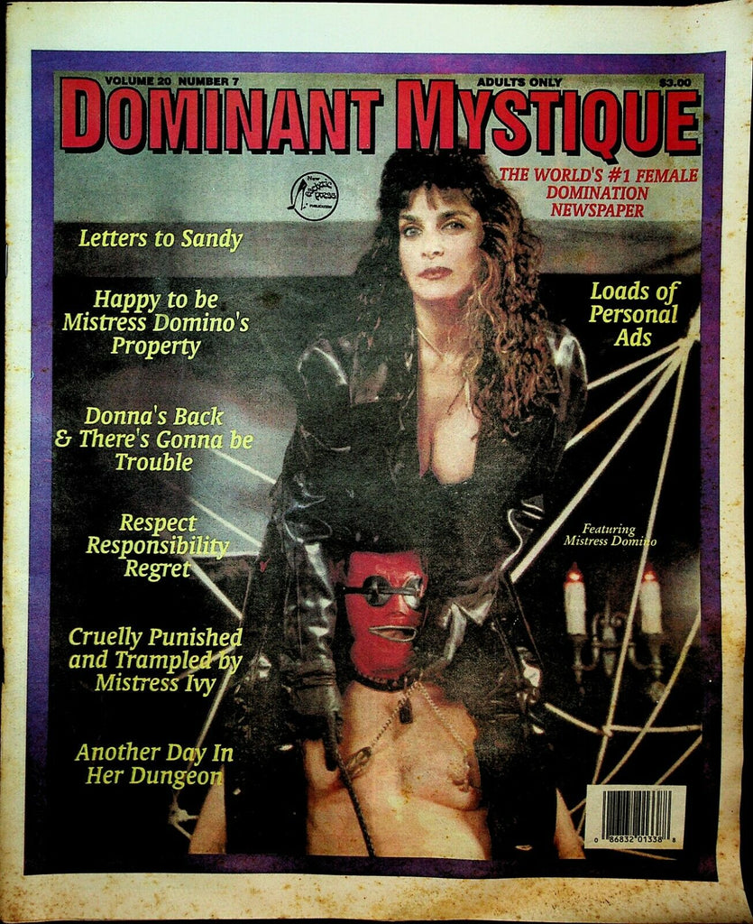 Dominant Mystique Newspaper Mistress Domino vol.20 #7 1999 022720lm-ep