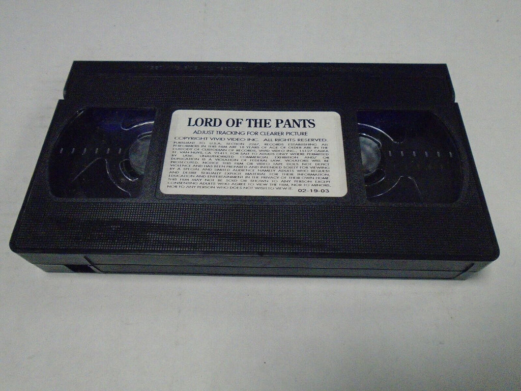 Lord of the Pants Vivid Video 2003 Adult VHS 031819AMP3