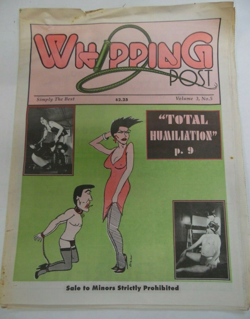 Whipping Post Fetish Newspaper Total Humiliation vol.3 #5 1993. 120919lm-ep