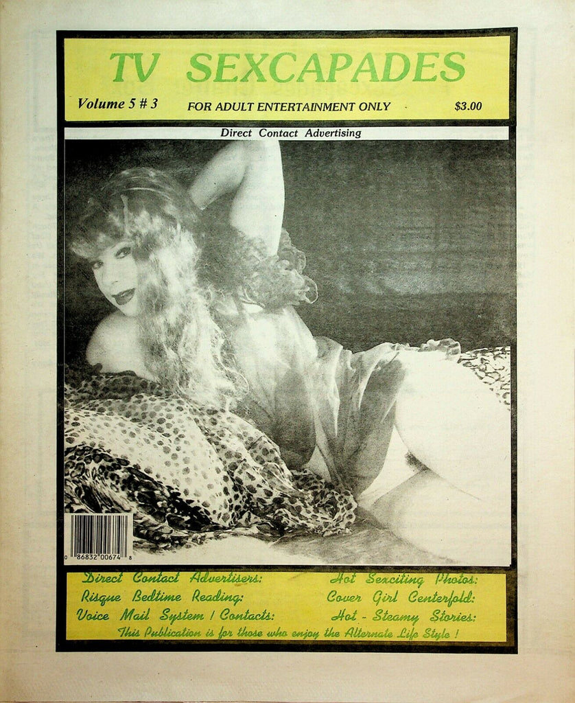 TV Sexcapades Newspaper Alternate Lifestyle vol.5 #3 1989 022120lm-ep