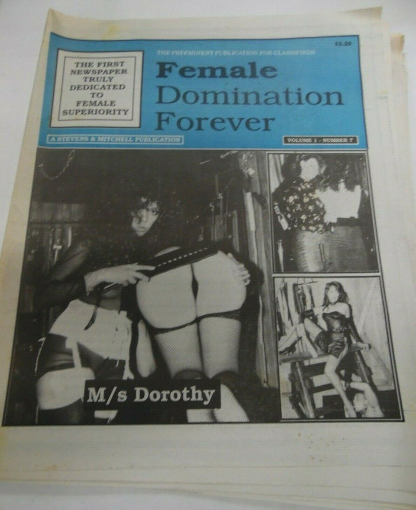Female Domination Forever Newspaper Ms Dorotjy vol.1 #7 1993 120919lm-ep