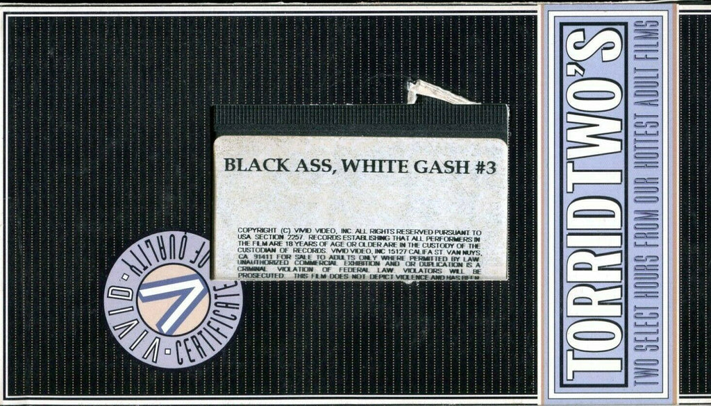Black Ass, White Gash VHS #3 XXX 051319lm-ep2