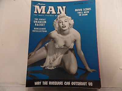 Modern Man Adult Magazine Miss Press Of Paris December 1955 ex 021316lm-ep