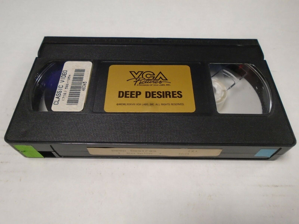 Deep Desires 1998 Dean Glass Adam Hart Reno Latino Adult VHS 032519AMP2