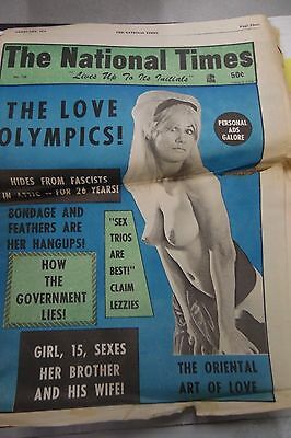 National Times Adult Newspaper The Love Olympics #744 1974 070116lm-ep2