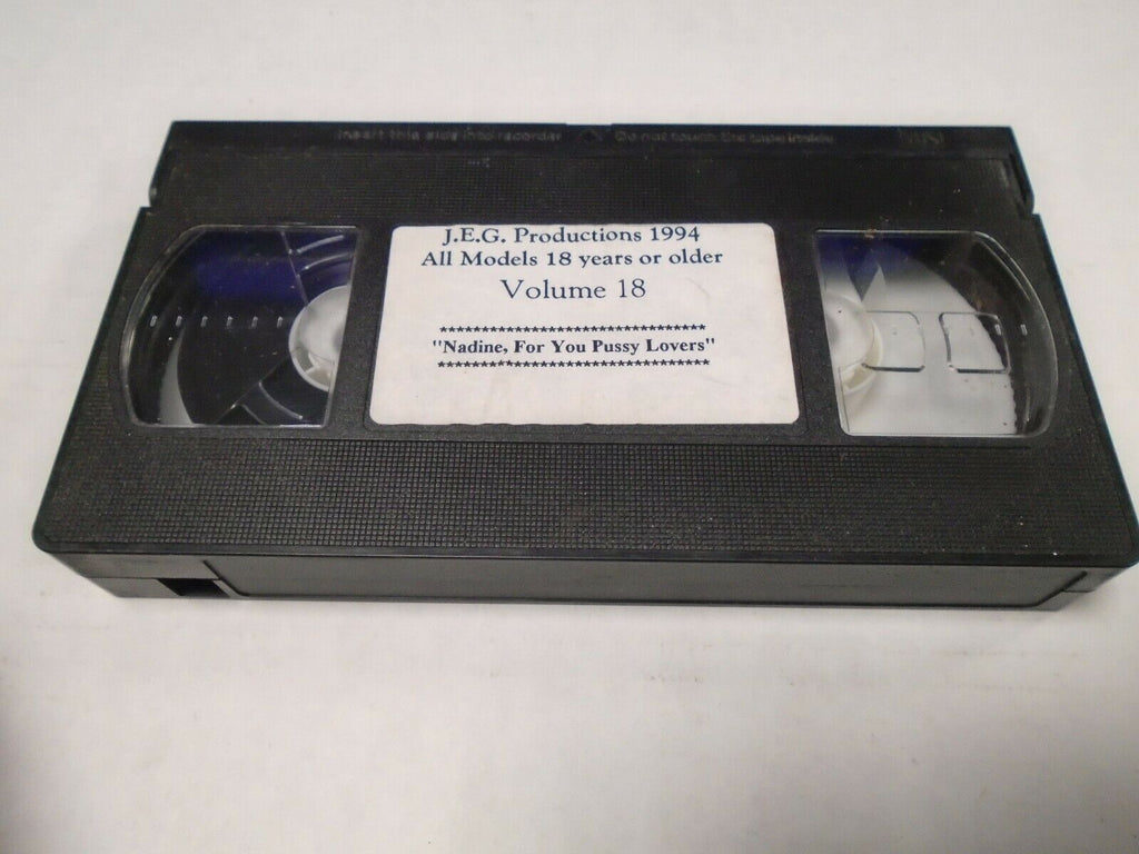 Nadine For You Pussy Lovers Vol 18 JEG Prod 1994 Adult VHS 032019AMP2