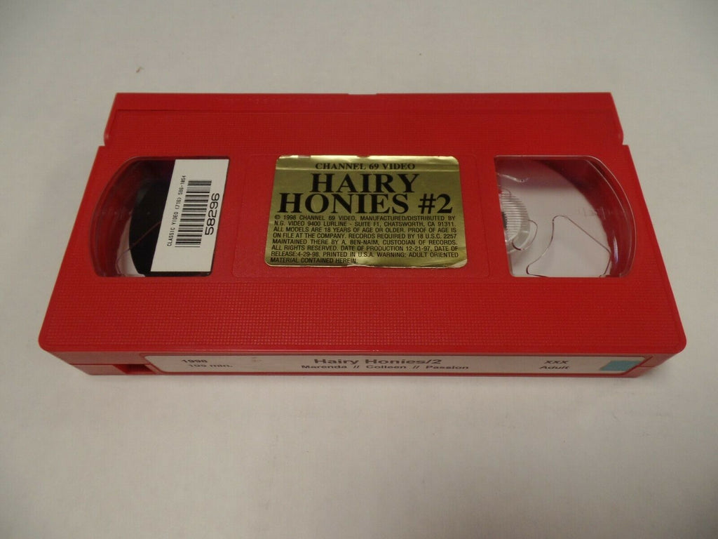 Hairy Honies #2 Marenda Colleen 1998 105m Adult VHS 051519AMP