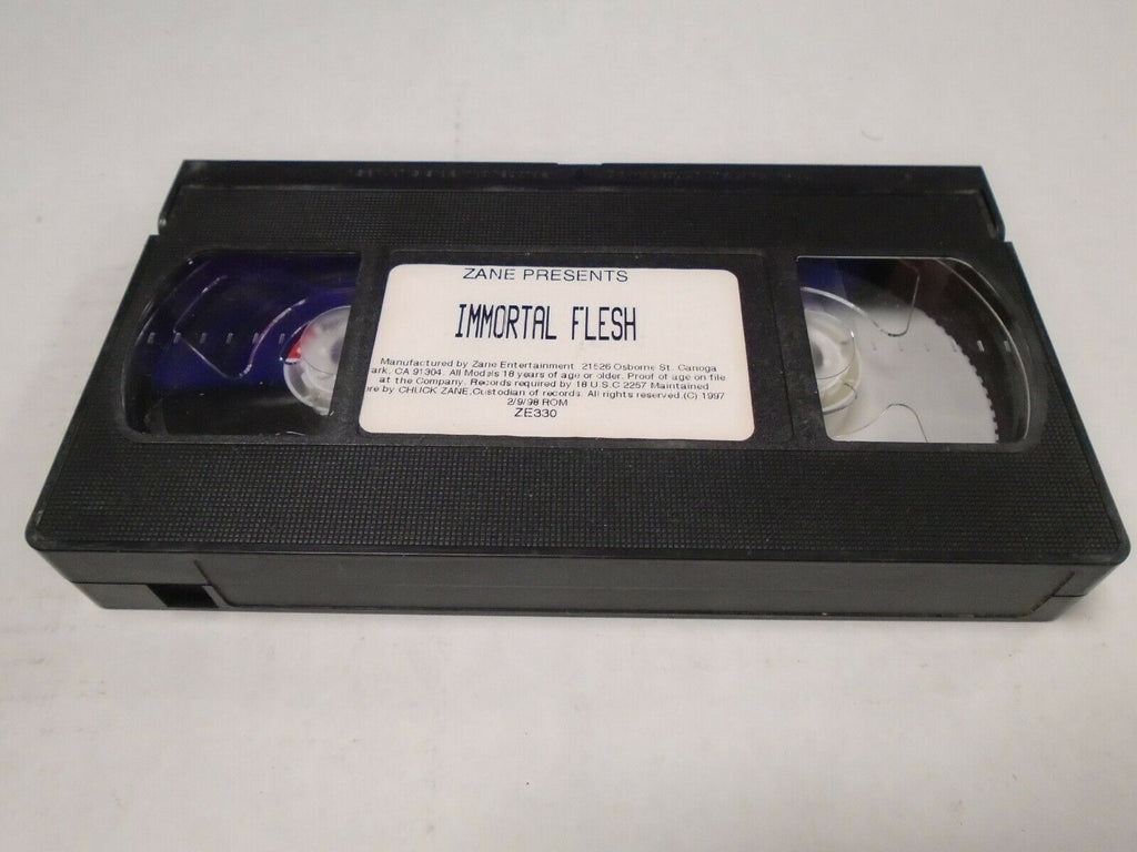 Immortal Flesh 1998 Zane Productions Adult VHS 031819AMP2