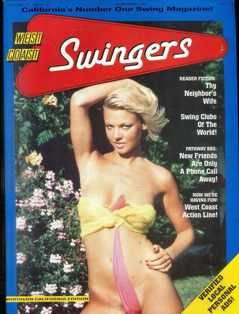 West Coast Swingers Contacts Cover Girl Nancy November 1993 112618lm-ep