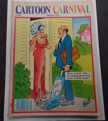 Cartoon Carnival Adult Comic Magazine March 1981 vg 122615lm-ep