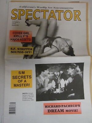 Spectator Adult Digest Newspaper Cover Girl Kelly August 1993 052618lm-ep