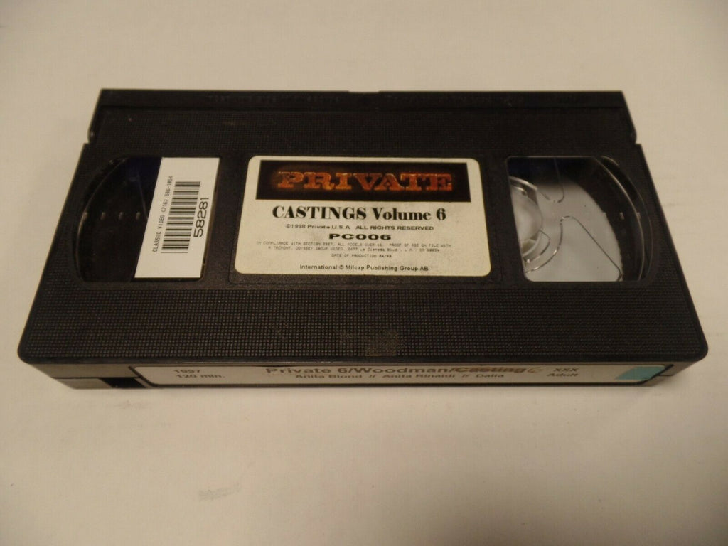 Private Castings Vol 6 Anita Blond Rinaldi 1997 120mins Adult VHS 030119AMP2
