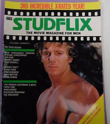 Stud Flix Gay Magazine Rick Donovan vol.3 #1 1984 100912lm-epa