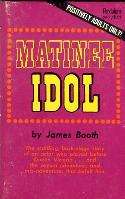Mantinee Idol Adult Novel James Booth 1968 Pendulum Books 042514lm-epa