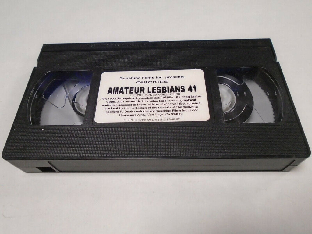 Amateur Lesbians 41 Quickies Sunshine Films Adult VHS 020719AMP2