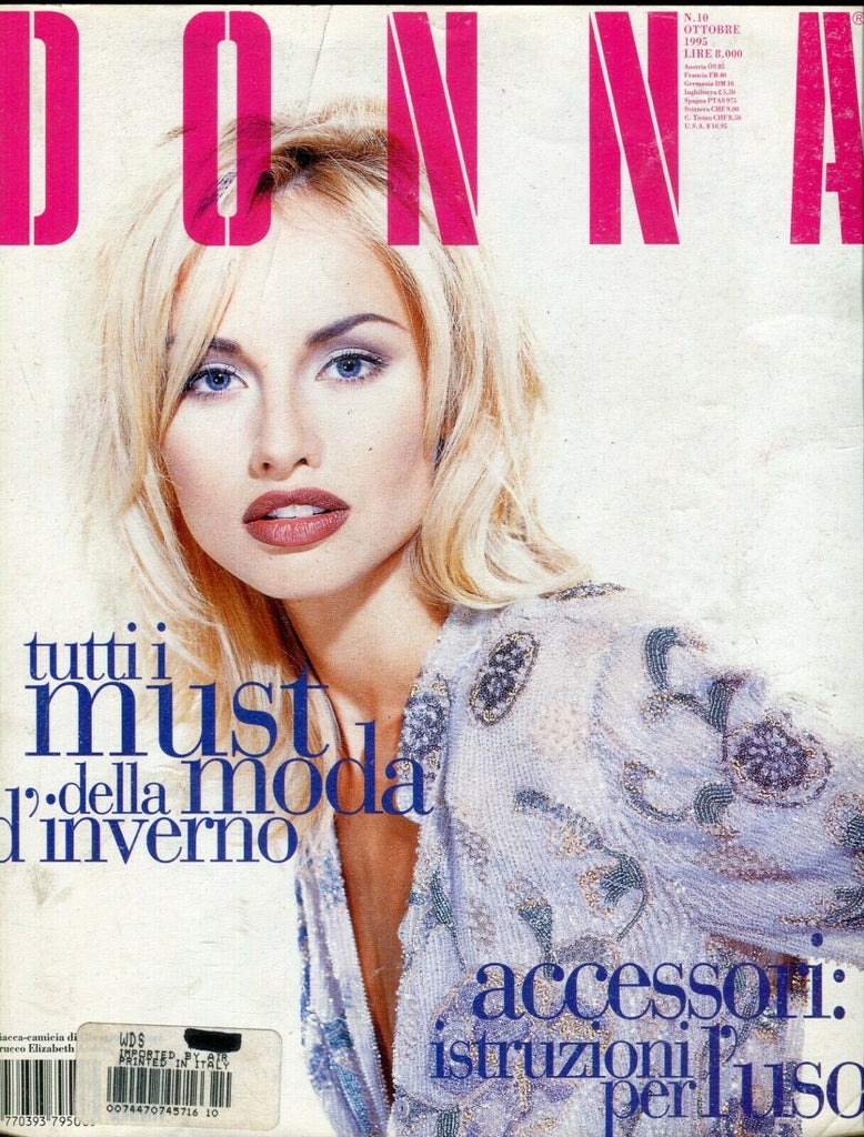 Donna Donna Italian International Adult Fashion Elizabeth October 1995 092419lm-ep - Used