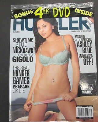 Hustler Adult Magazine Ashley Blue May 2014 new/sealed 032715lm-ep