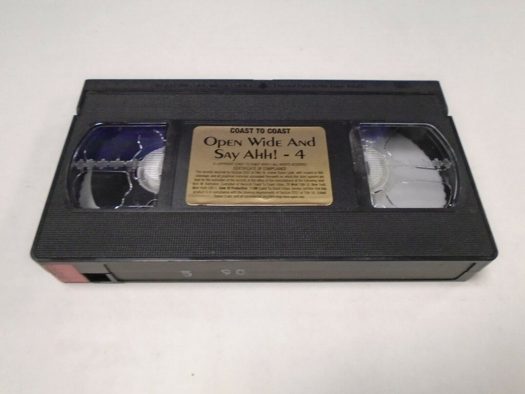 Open Wide and Say Ahh! #4 Coast to Coast Adult VHS 051319AMP