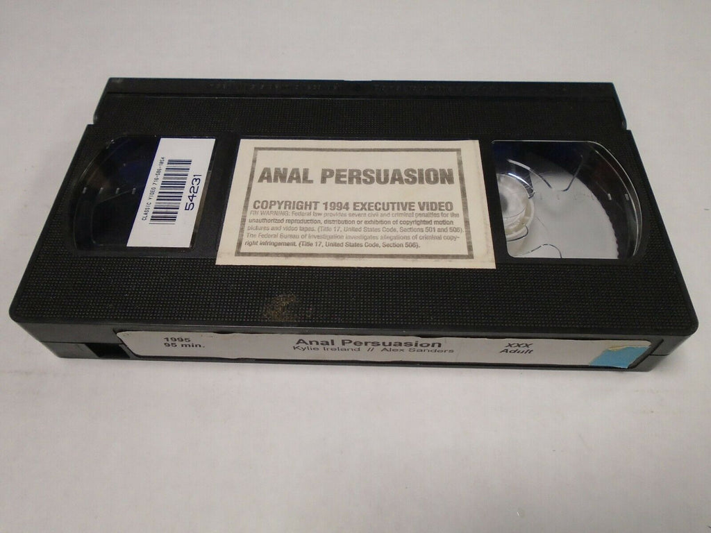 Anal Persuasion Kylie Ireland Alex Sanders 1995 95mins Adult VHS 021519AMP2