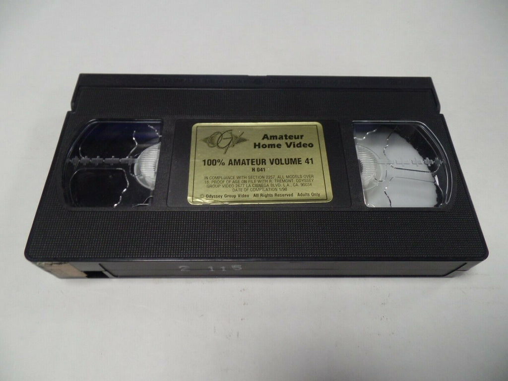 100% Amateur Volume 41 Odyssey Group Video Adult VHS 051619AMP2