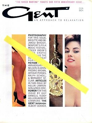 Gent Magazine Brigitte Bardot / June Palmer February 1961 062818lm-ep