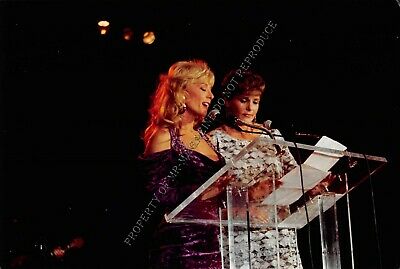 Nina Hartley Candid Original 4x6 Color Photo Giving Speech at AVN Awards 198ig