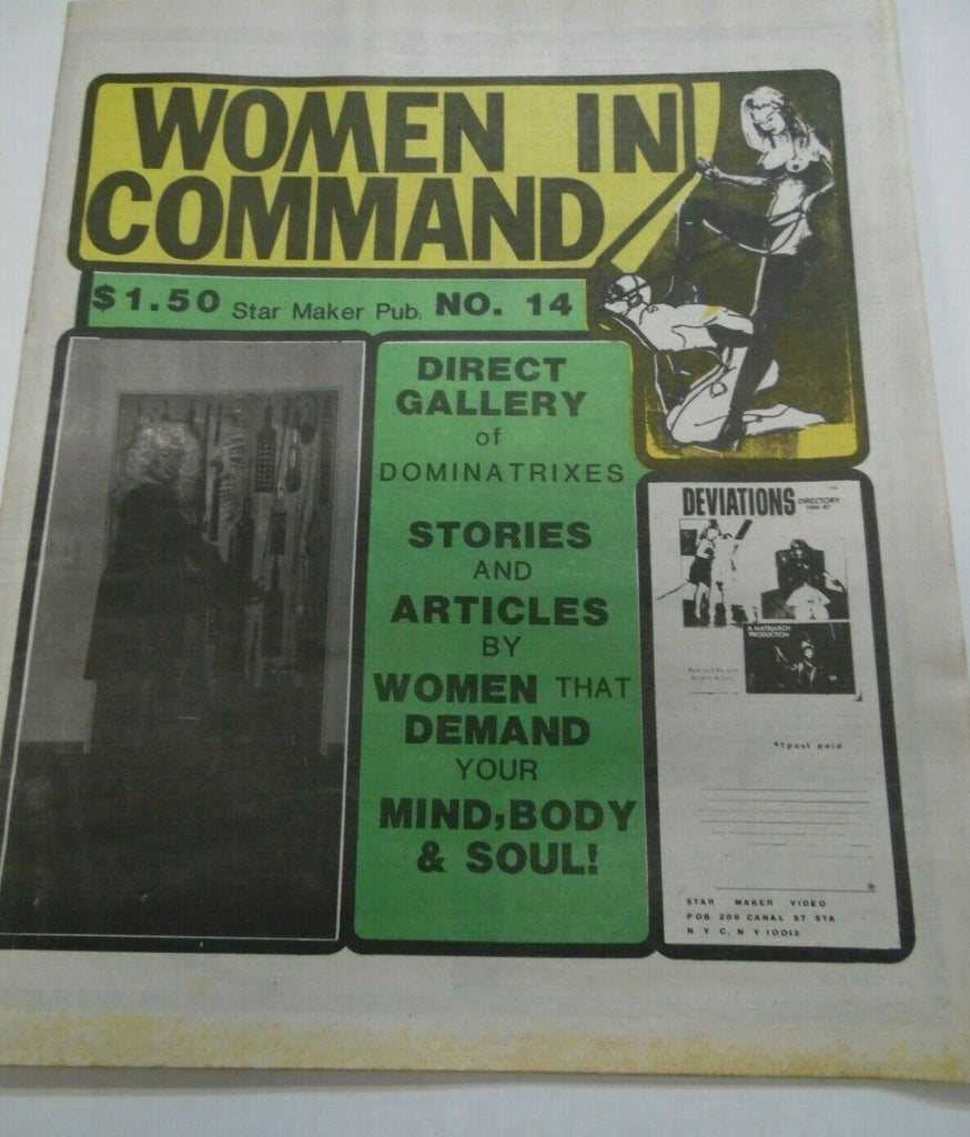 Women In Command Fetish Newspaper Dominatrixes #14 012920lm-ep2