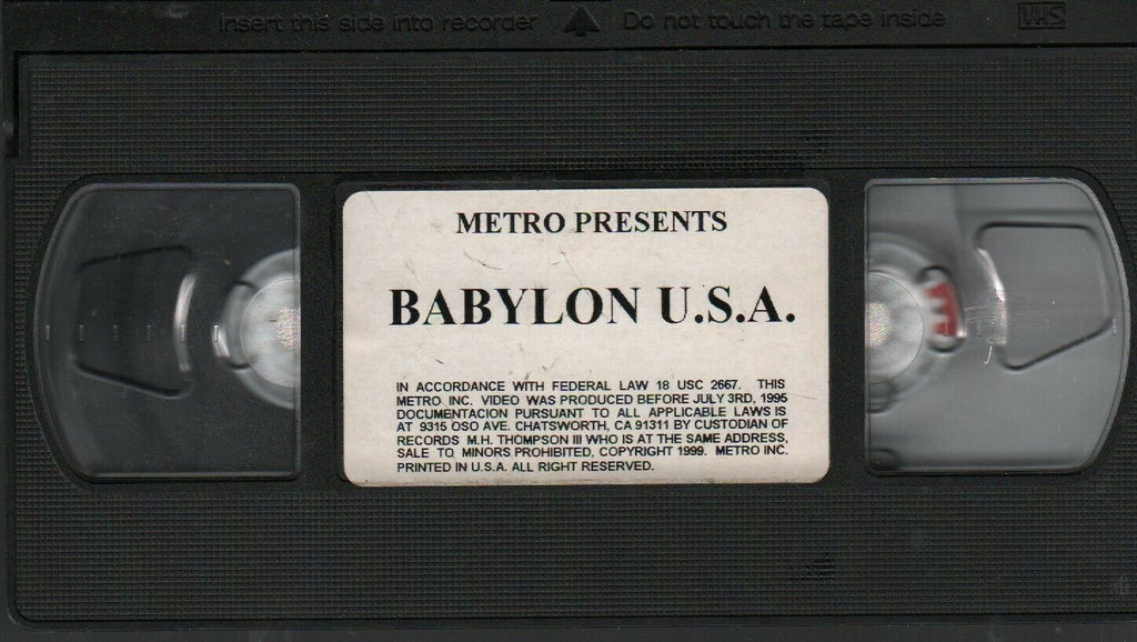 Babylon USA Metro 1999 Adult VHS 021720AMP2
