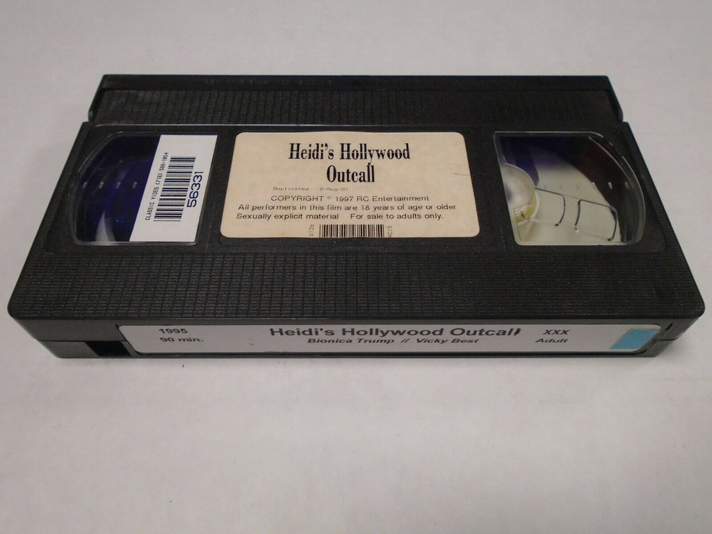 Heidi's Hollywood Outcall Bionica Trump Vicky Best 1995 Adult VHS 032219AMP