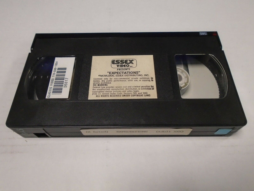 Expectations Essex 1977 Chris Cassidy Delania Raffino Adult VHS 022219AMP2