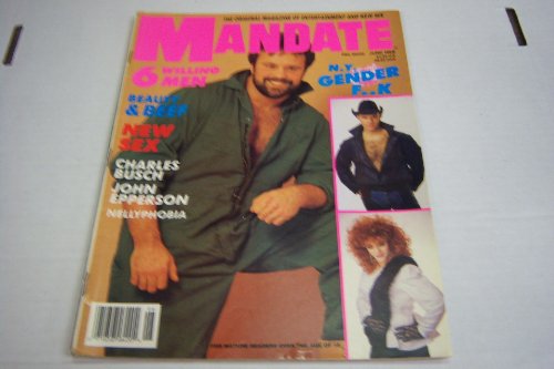 Mandate Gay Adult Magazine "6 Willing Men, Beauty & Beef" June 1988
