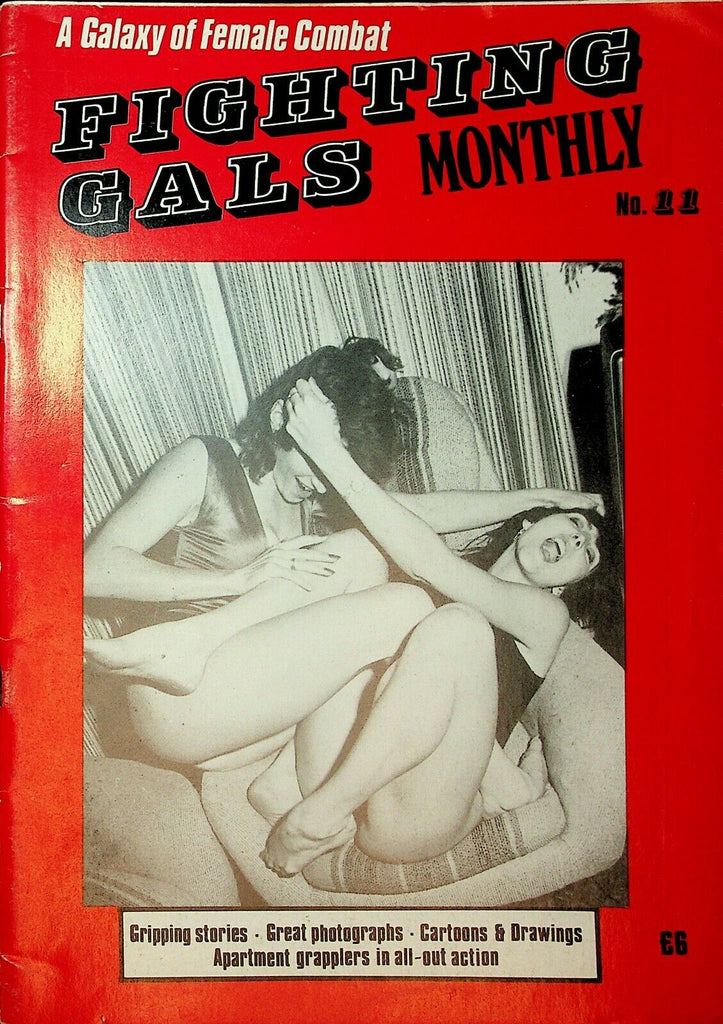 Fighting Gals Monthly Magazine Female Combat #11 1980's 031320lm-ep