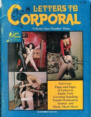 Letters To Corporal Fetish Magazine Erotic Spanking vol.1 #3 1981 042518lm-ep2