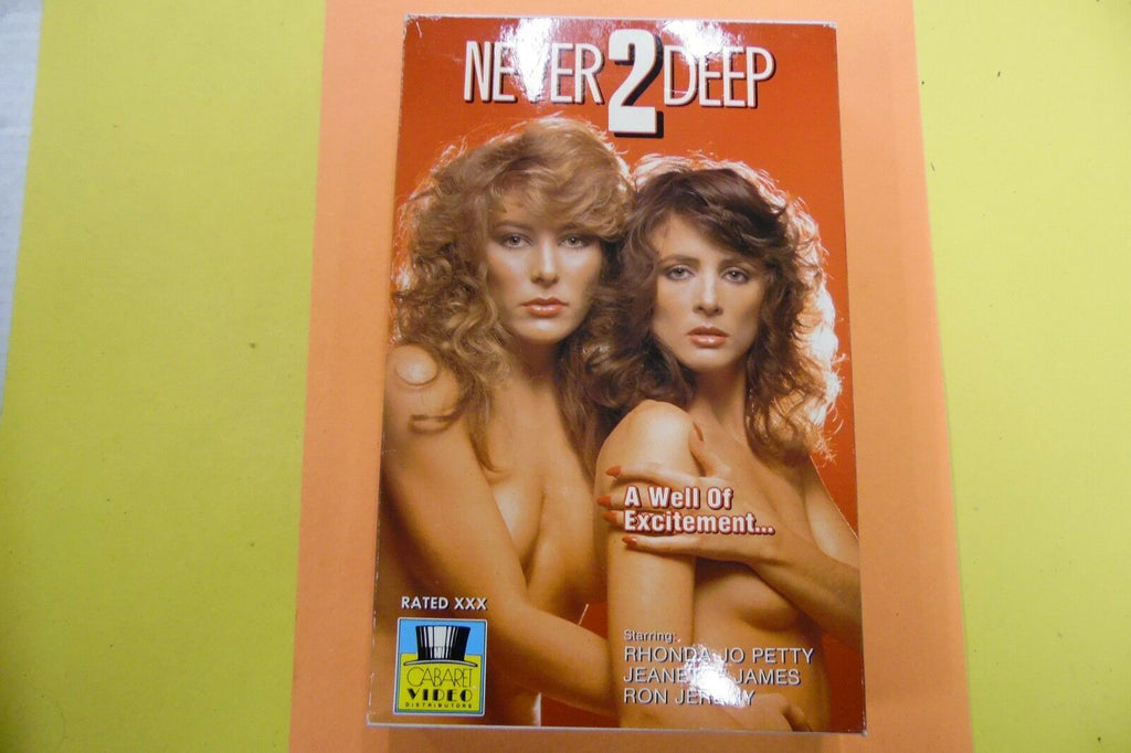 Never 2 Deep VHS Rhonda Jo Petty/Ron Jeremy XXX CLEARANCE 111816lm-ep5